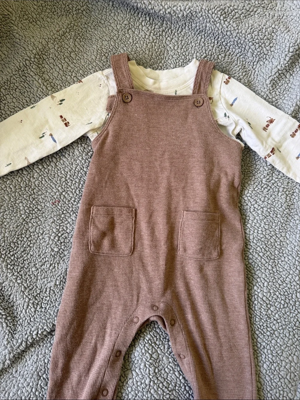 Carters baby over all set 18 month